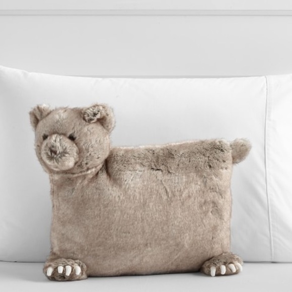 Pottery Barn Kids Other - Pottery Barn Kids Faux Fur Animal Pillow